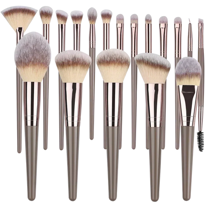 10-20PCS Makeup Brush Set Foundation Concealer Powder Eyeshadow Blush Brush Kabuki Blending Cosmetic Beauty Tool for Face