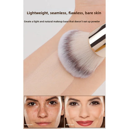 15 Professional Makeup Brushes Solid Wood Handle Aluminum Tube Makeup Brush Set Soft Multi-functional Beauty Tool